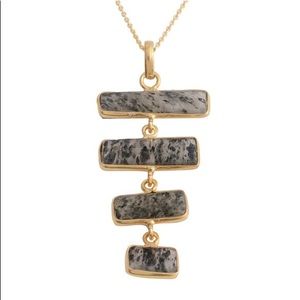 NWT Rutilated Silver Quartz Necklace & Pendant 925